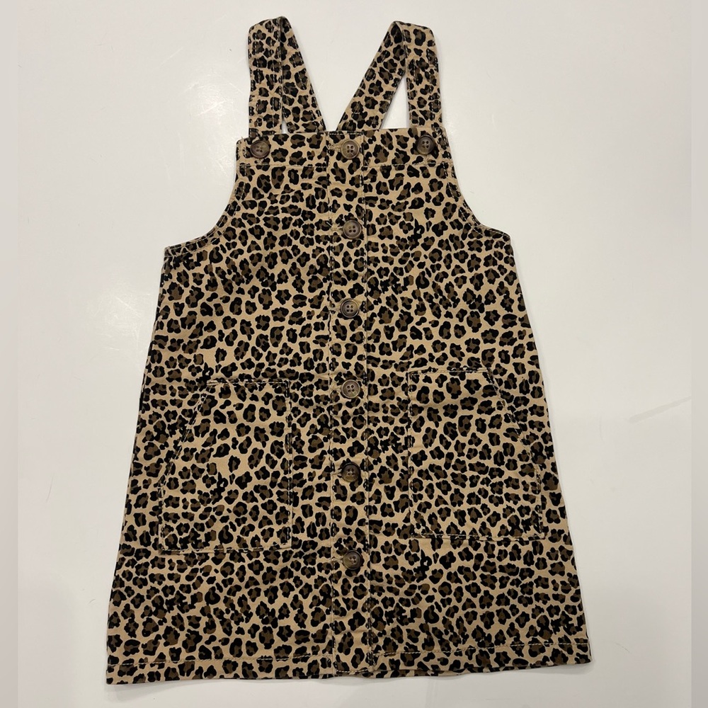 Wonder Nation 5T Leopard Print Jumper Dress NWOT